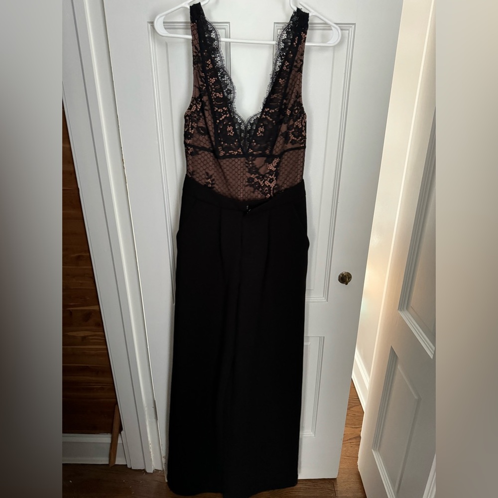 Kendall & Kylie Black Lace Jumpsuit Size XS